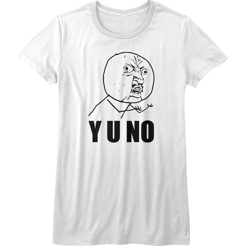 Y U No Yu…..? Ladies T-Shirt