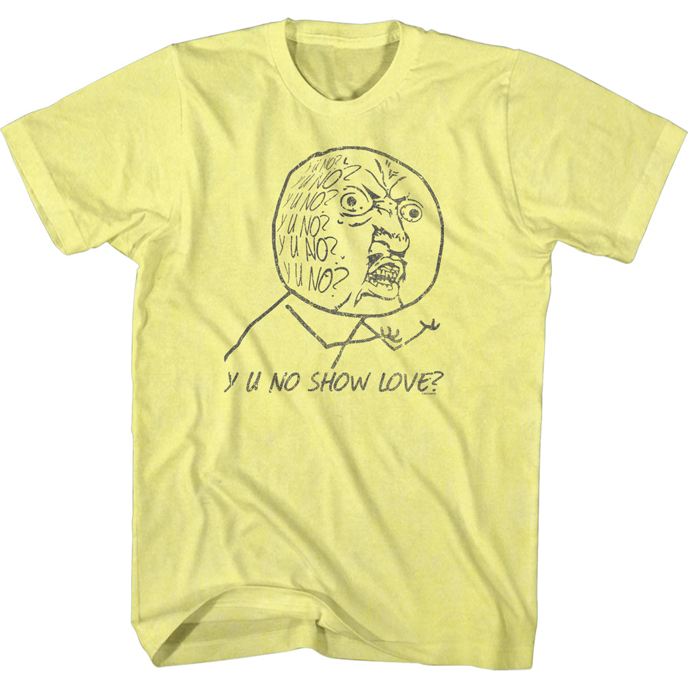 Y U No No Love Men'S T-Shirt