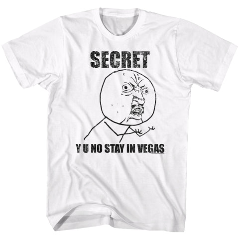 Y U No Secret Men'S T-Shirt