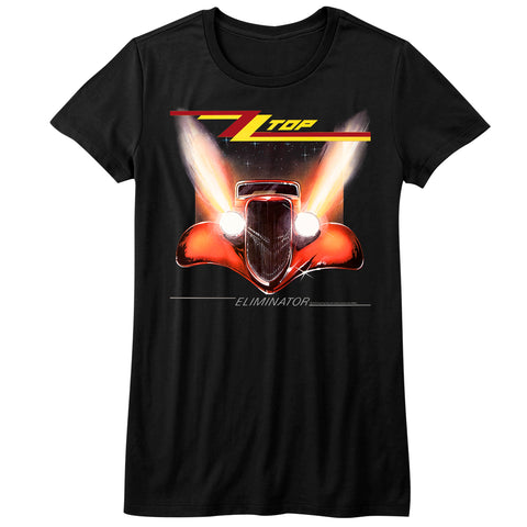 ZZ Top Eliminator Cover Ladies T-Shirt