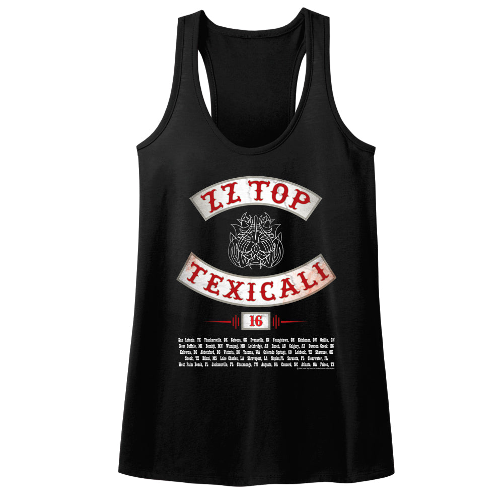 ZZ Top Texicali Ladies Racerback