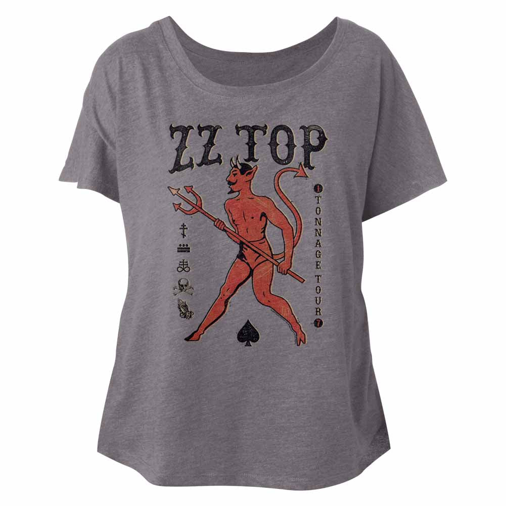 ZZ Top Tonnage Tour Ladies Dolman