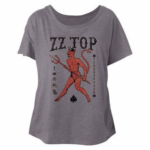 ZZ Top Tonnage Tour Ladies Dolman