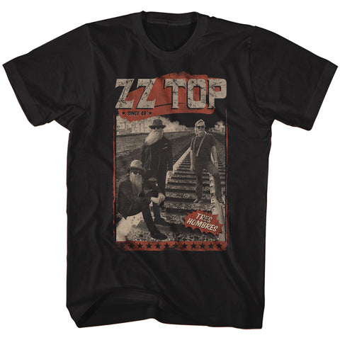 Zz Top Hombres Track Adult T-Shirt