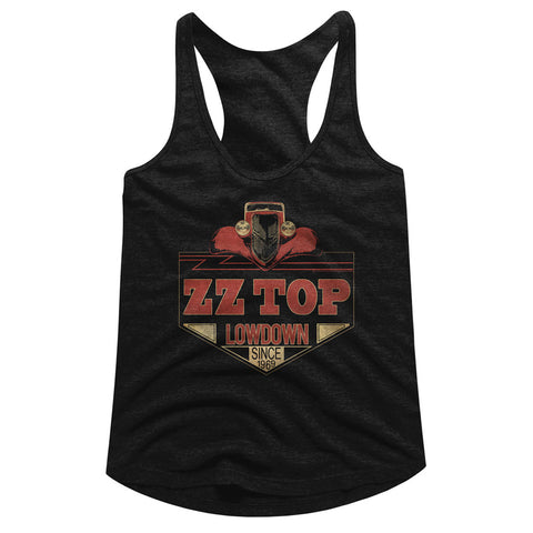 ZZ Top Lowdown Ladies Racerback