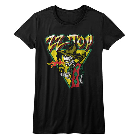 ZZ Top Dia De Los Mescalera Ladies T-Shirt