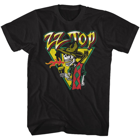 Zz Top Dia De Los Mescalera Adult T-Shirt