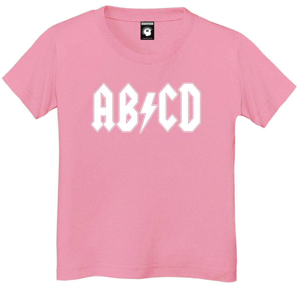 AB/CD Youth Girls T-Shirt in Pink