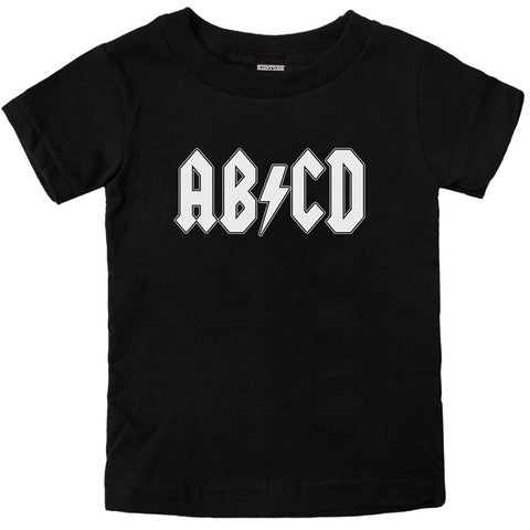 AB/CD Youth T-Shirt in Black