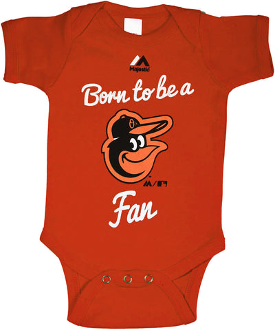 MLB Baltimore Orioles baby fan onesie