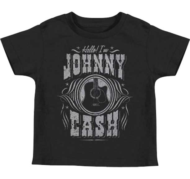 Johnny Cash Hello Toddler T Shirt