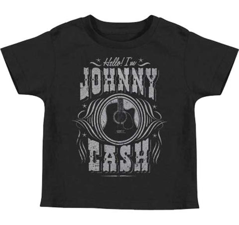 Johnny Cash Hello Toddler T Shirt