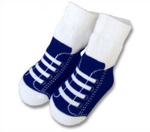 Chucky Blue Baby Socks