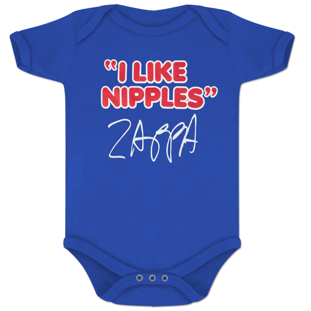Frank Zappa I Like Nipples Baby Bodysuit