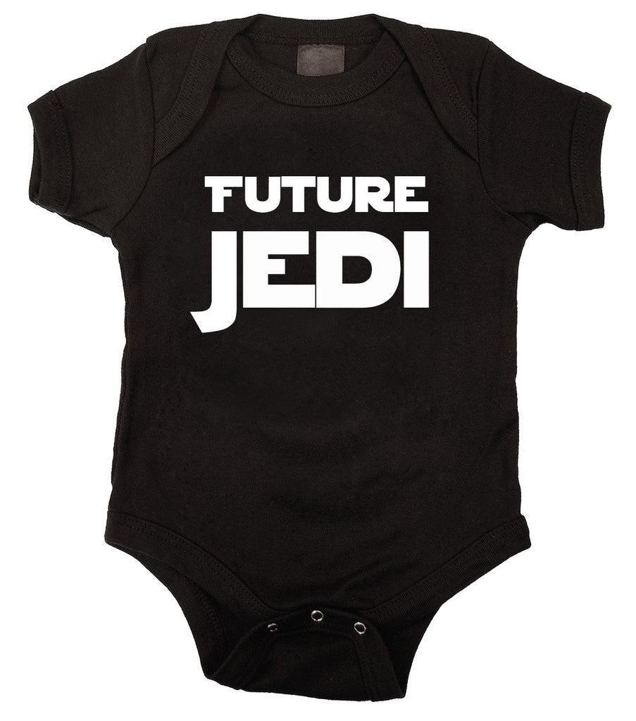 Future Jedi Black Baby Bodysuit