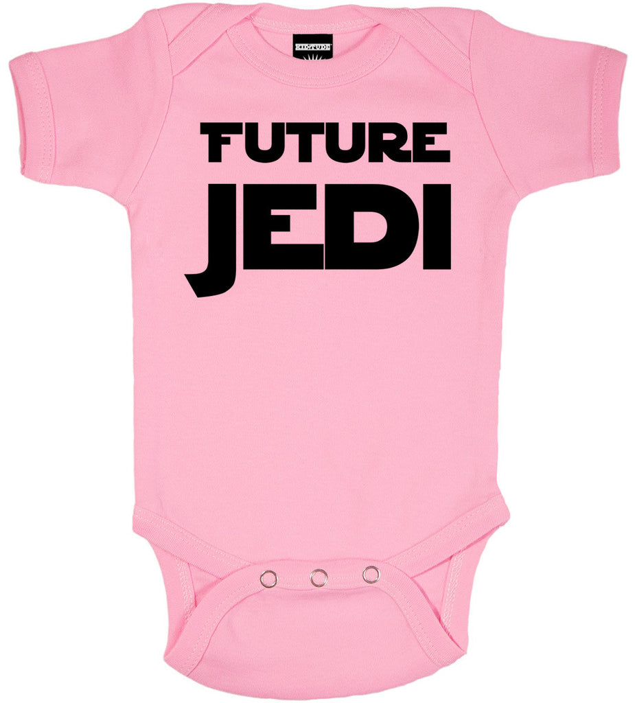 Future Jedi Pink Baby Bodysuit