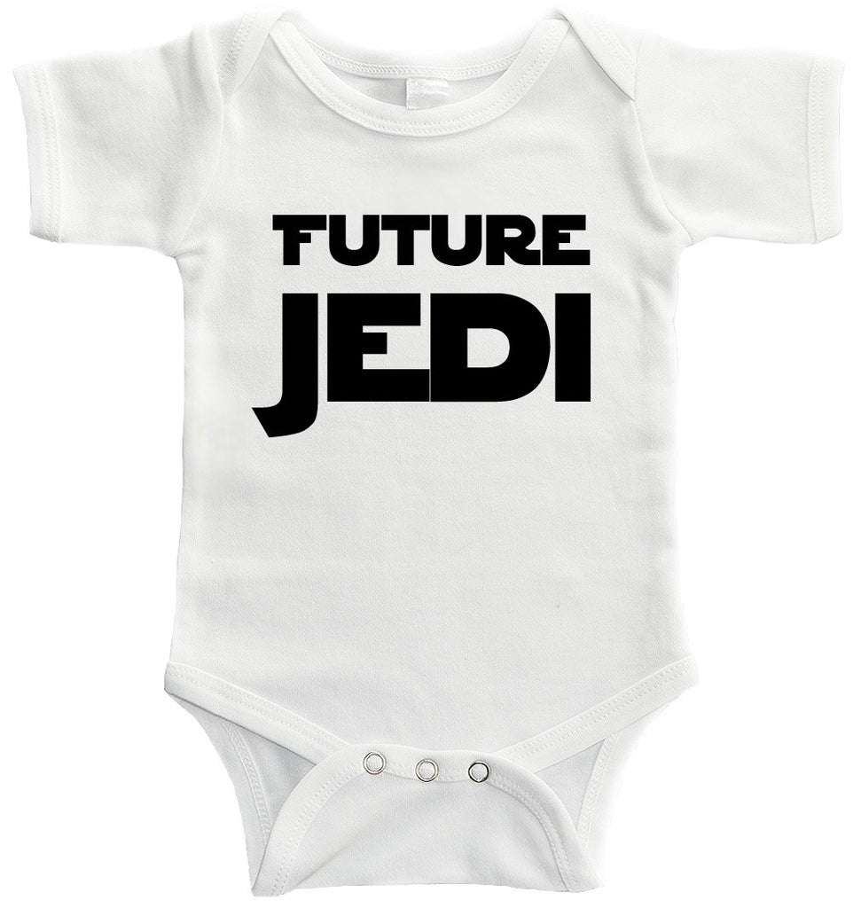 Future Jedi White Baby Bodysuit