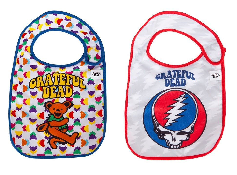 Grateful Dead Baby Bibs