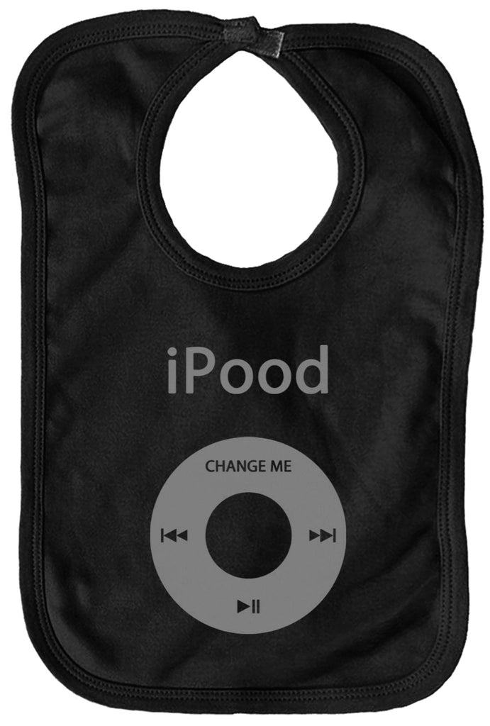 iPood Baby Bib in Black