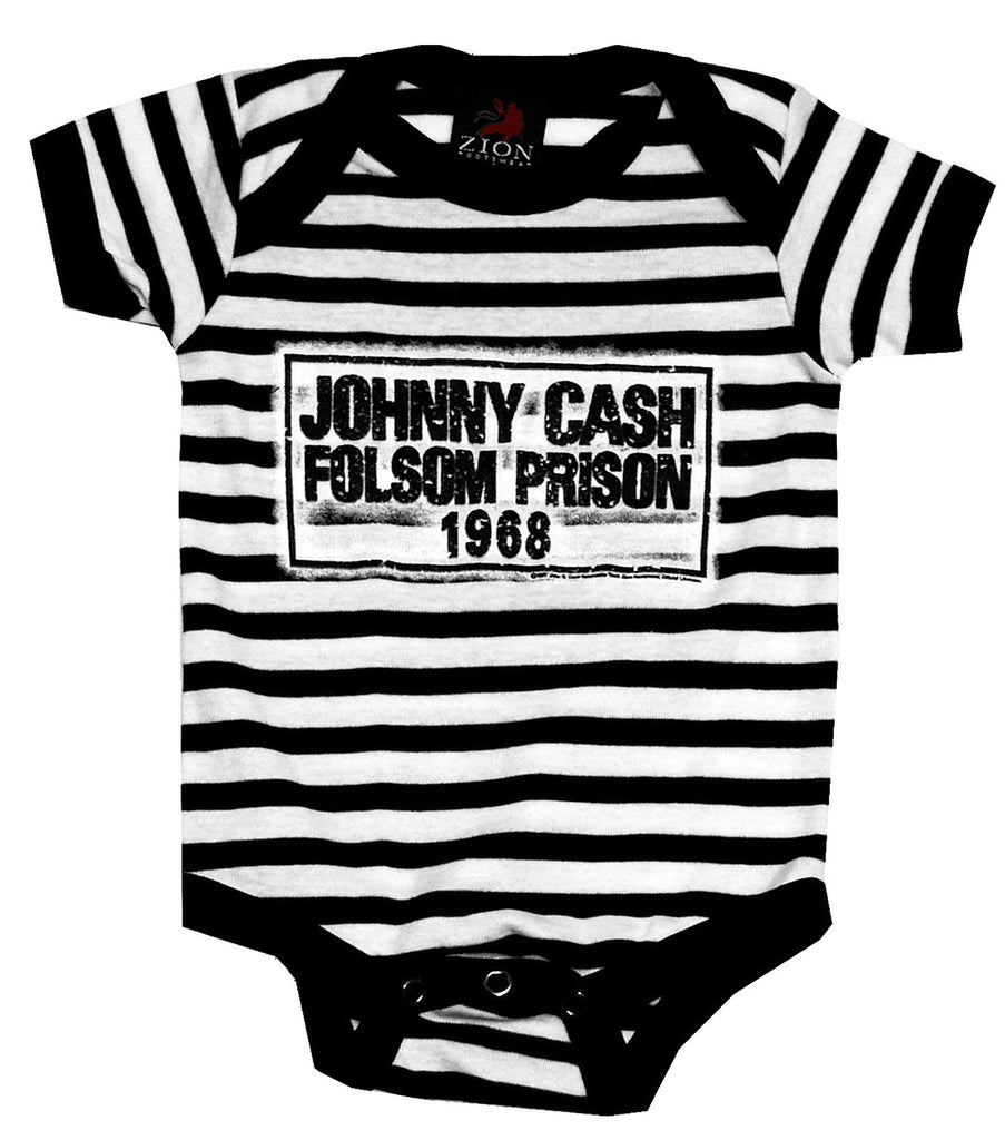 Johnny Cash Folsom Prison Baby Bodysuit