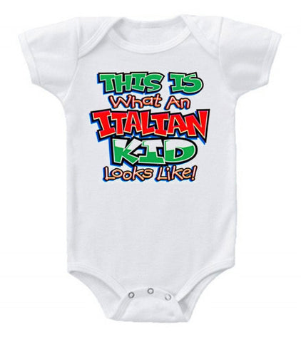 Italian Kid One Piece Baby Bodysuit