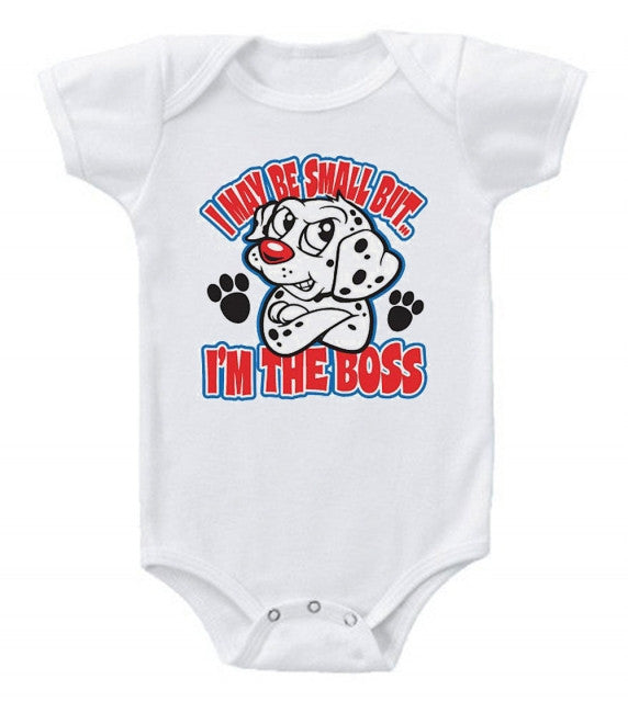 I Am the Boss Dalmatian Romper