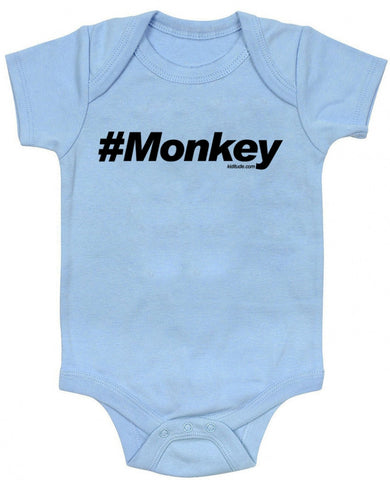 Hashtag Monkey One Piece Bodysuit
