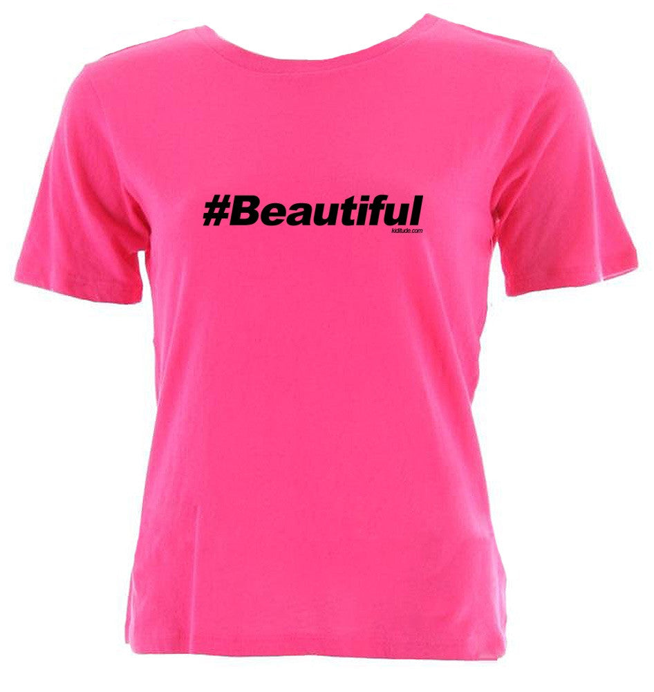 Hashtag Beautiful Juniors Girly T-Shirt