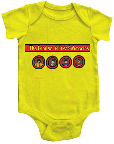 Beatles Yellow Sub Unisex Baby One Piece