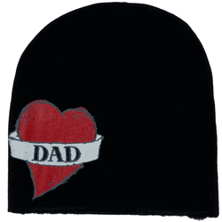 DAD Heart Tattoo Baby Hat