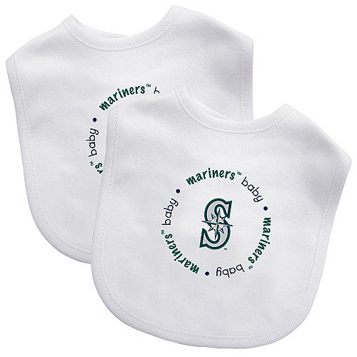 MLB Seattle Mariners Bib 2 Pack