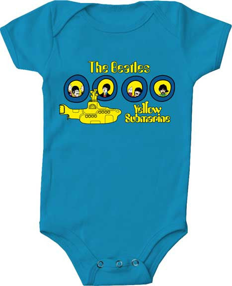 Beatles Submarine Portholes Turquoise Creeper