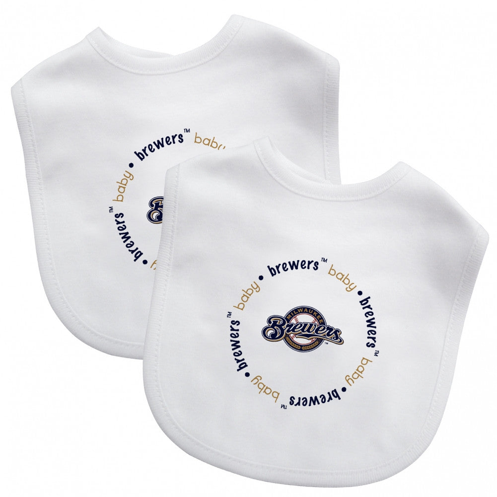 MLB Milwaukee Brewers Bib 2 Pack