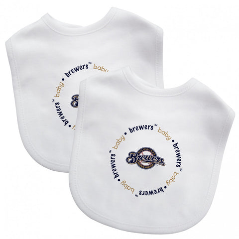 MLB Milwaukee Brewers Bib 2 Pack