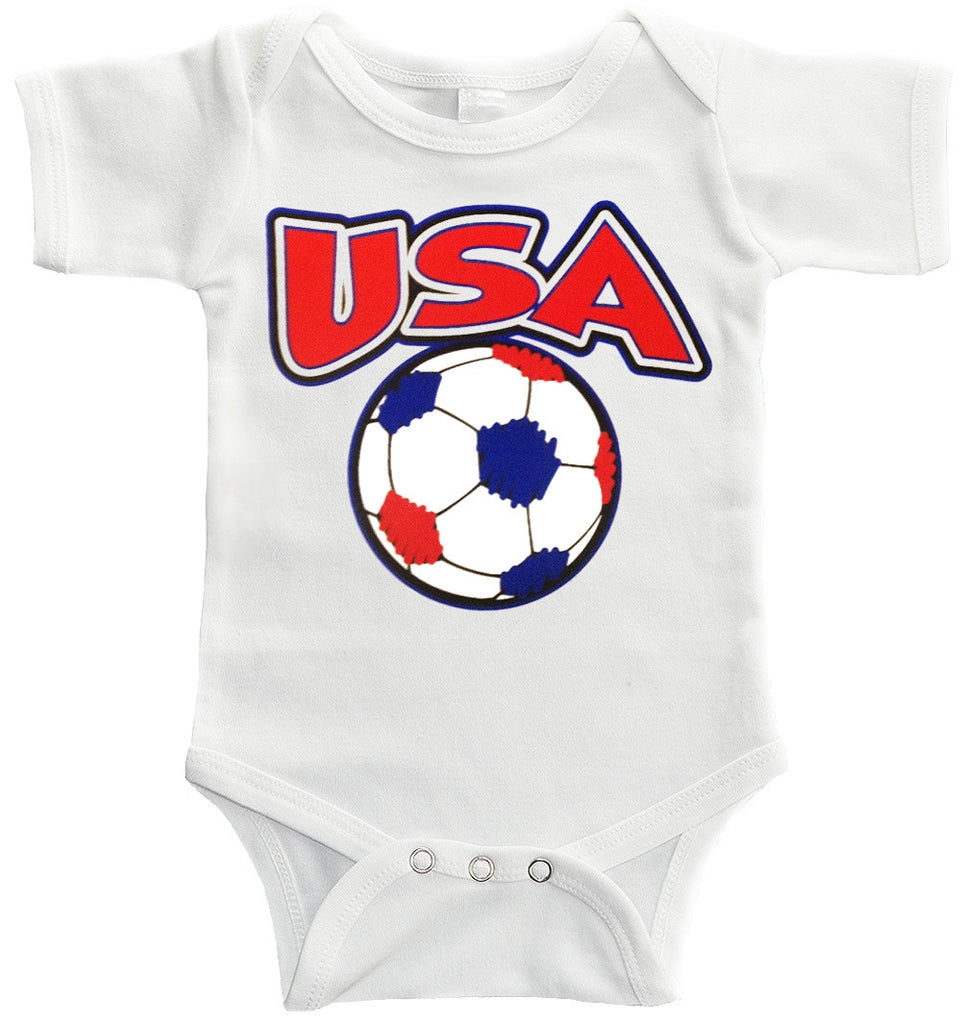 USA Soccer Baby One Piece Bodysuit