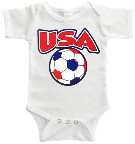 USA Soccer Baby One Piece Bodysuit