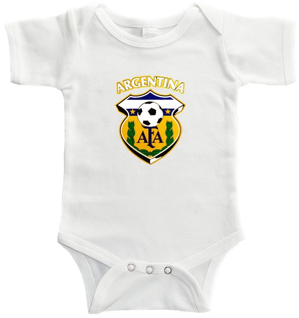 Argentina Soccer Baby One Piece Bodysuit