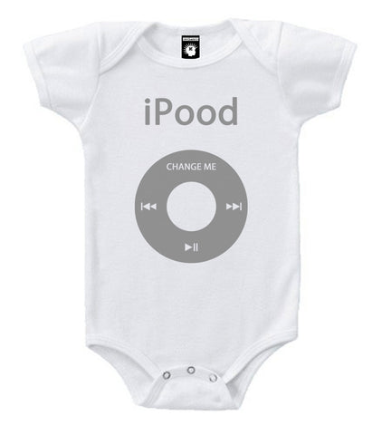iPood White Baby Bodysuit