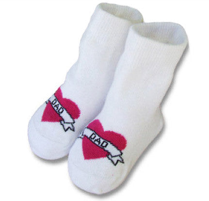 Dad Tattoo Baby Socks