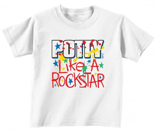 Potty Like a Rockstar Toddler T Shirt