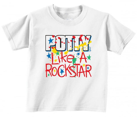 Potty Like a Rockstar Toddler T Shirt
