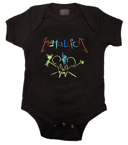 Metallica Crayon Baby One Piece