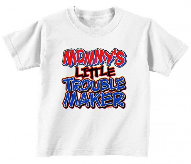 Mom's Lil Trouble Maker Toddler T Shirt