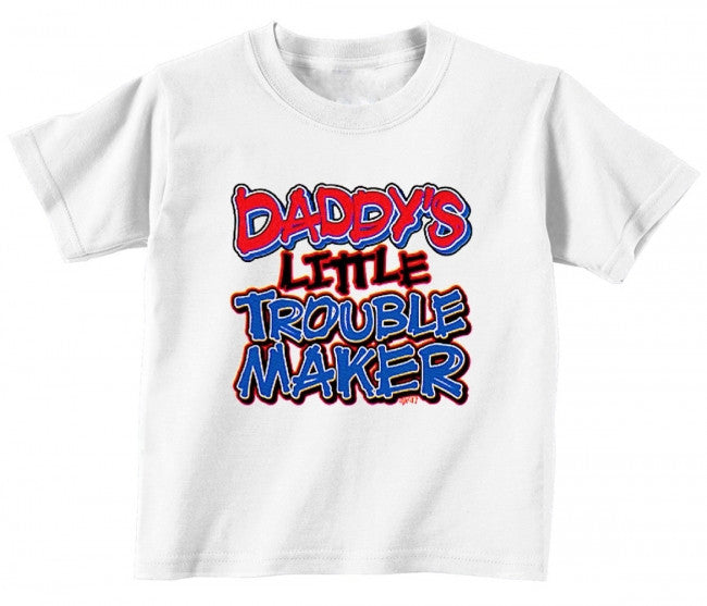 Dad's Lil Trouble Maker Toddler T Shirt
