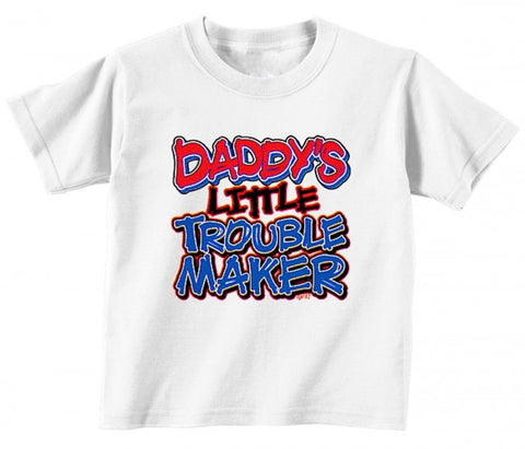 Dad's Lil Trouble Maker Toddler T Shirt