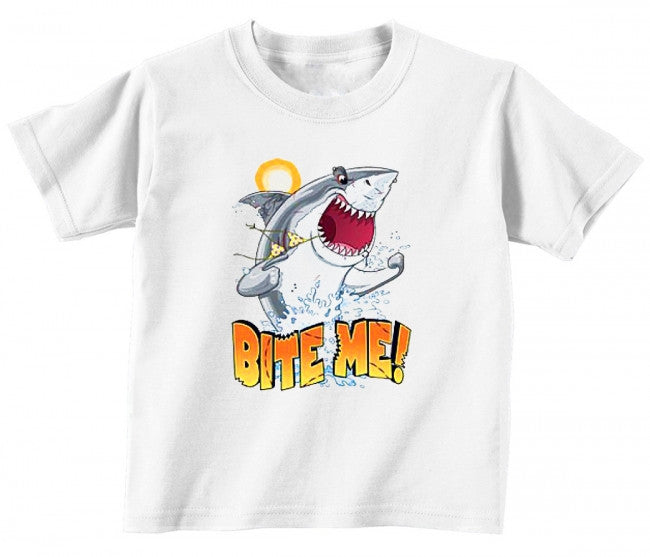 Bite Me Kids T Shirt