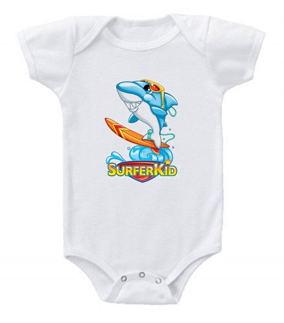 Surfer Kid Baby Bodysuit