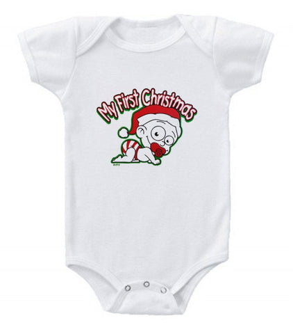 First Christmas Baby Bodysuit