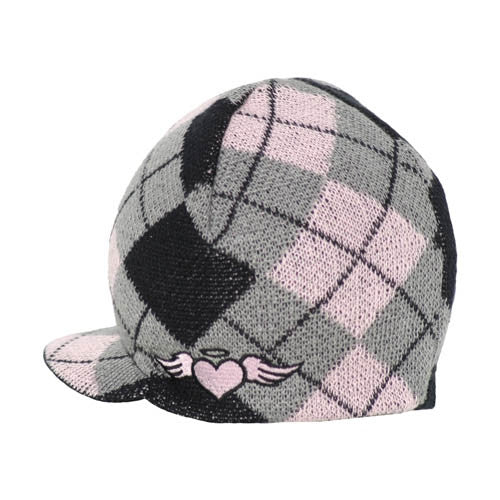 Heart and Wings Argyle Hat