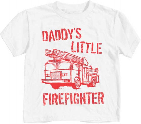 Daddys Little Firefighter T Shirt